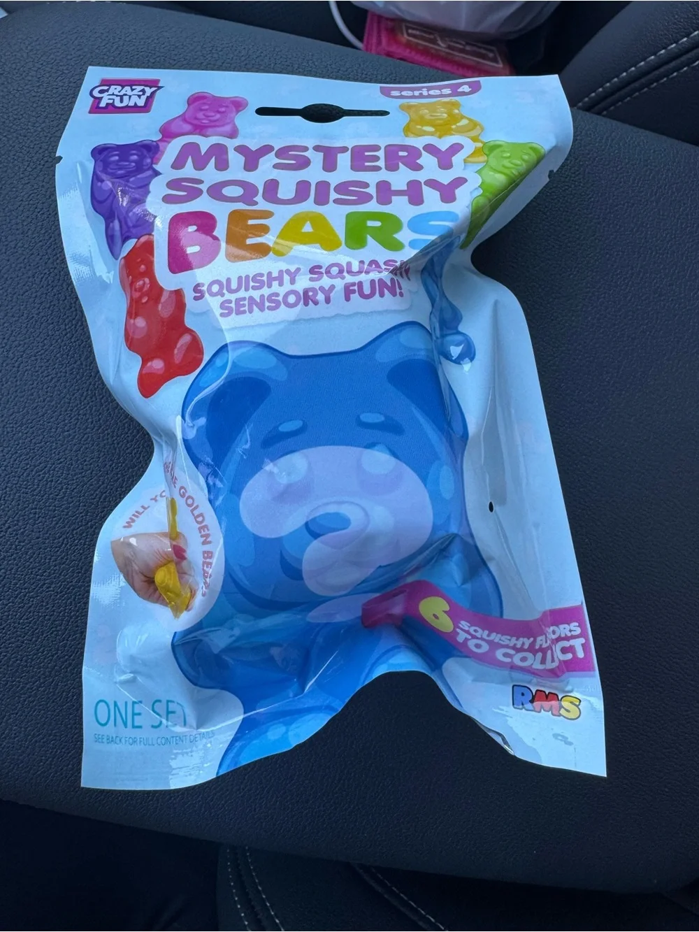Lot of 1 RMS Crazy Fun Mystery Squishy Bears Series 4 NEW